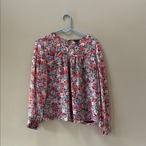 Floral Long Sleeve Women's Top